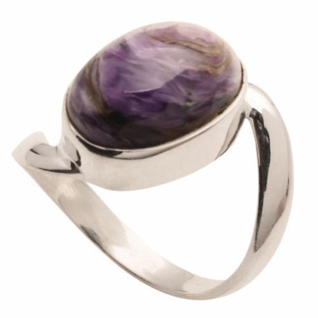 Product image for Charoite And Sterling Ring