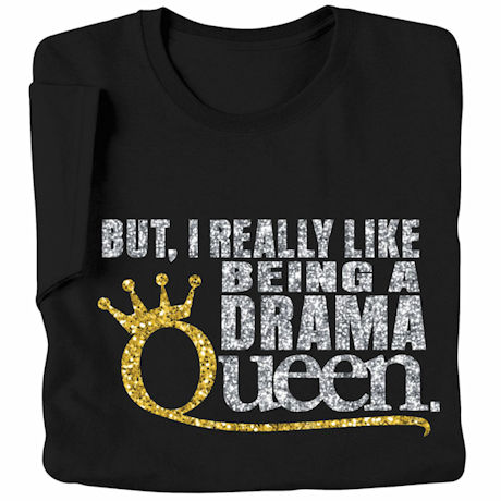 Product image for Drama Queen Glitter T-Shirt