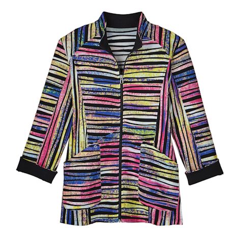 Product image for Peppermint Stripe Stretch Jacket