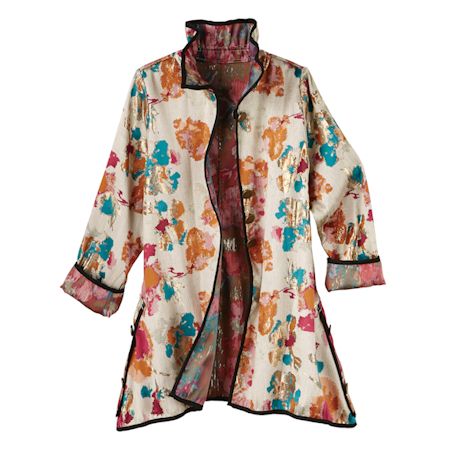 Product image for Reversible Pink Lamé Party Jacket