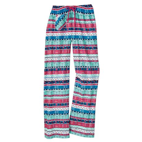 Product image for Winter Whimsy Lounge Pants - Be Merry
