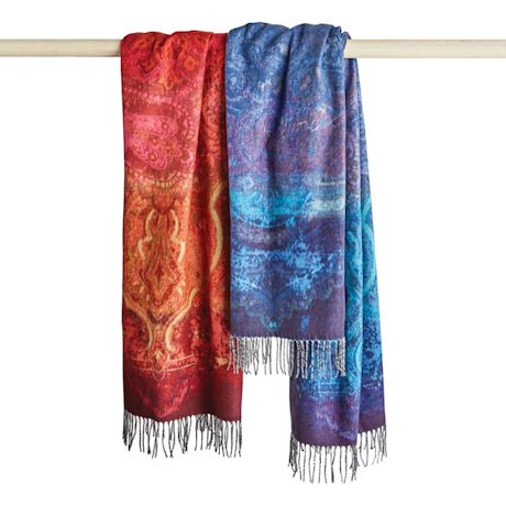 Product image for Paisley Road Fringed Scarf
