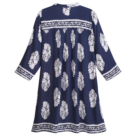 Product image for Navy Medallions Tunic