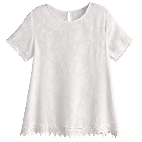 Willa Lace Trimmed Top