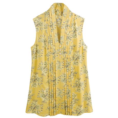 Product image for Spring Morning Blooms Sleeveless Blouse