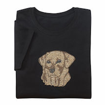 Alternate image for Rhinestone Dog Ladies T-Shirts