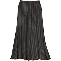 Alternate image for Charcoal Stripe Maxi Skirt