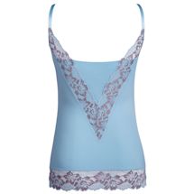 Alternate Image 1 for Lace Allure Smoothing Cami Top - Removable Pads