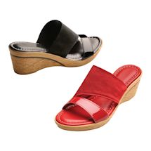 Product Image for Easy Street® Cork Textured Wedge Sandal