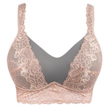 Alternate Image 2 for Lace Overlay Molded Cup Bra