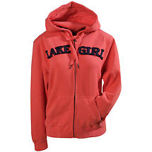 Alternate image for Lake Girl Hoodie for Women with Zip Front